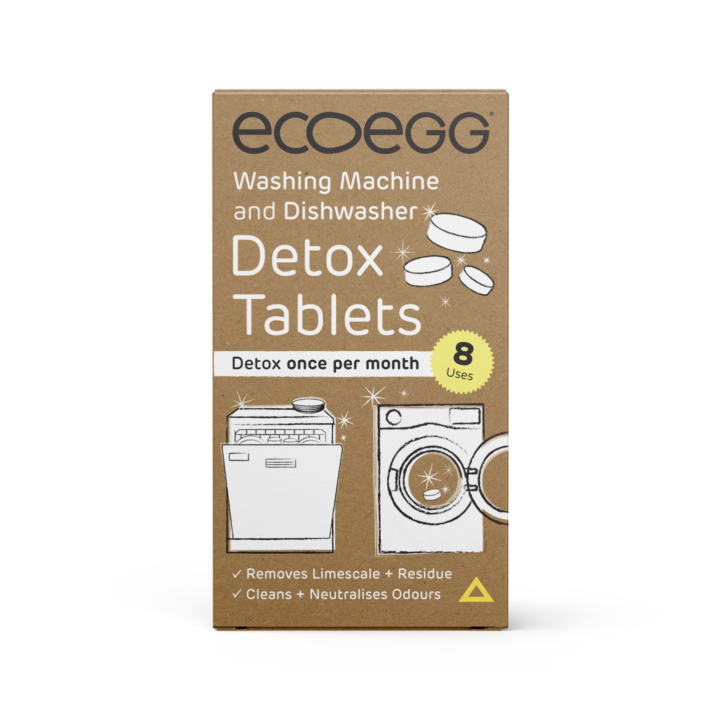 Detox tablets for washing machine and dishwasher