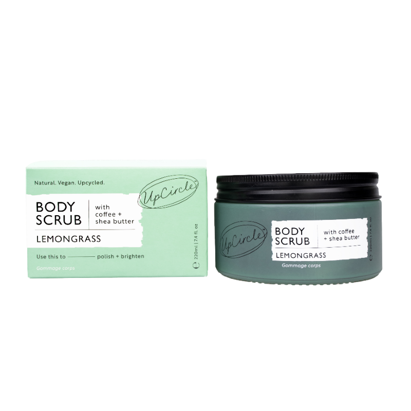 LEMONGRASS Body Scrub with Coffee & Shea Butter (200ml)