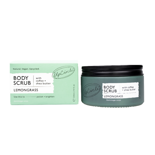 LEMONGRASS Body Scrub with Coffee & Shea Butter (200ml)
