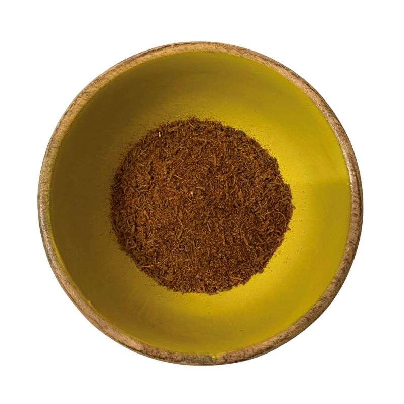 Cajun Seasoning (per 100g) displayed in a yellow bowl, cruelty-free and sustainable seasoning option.