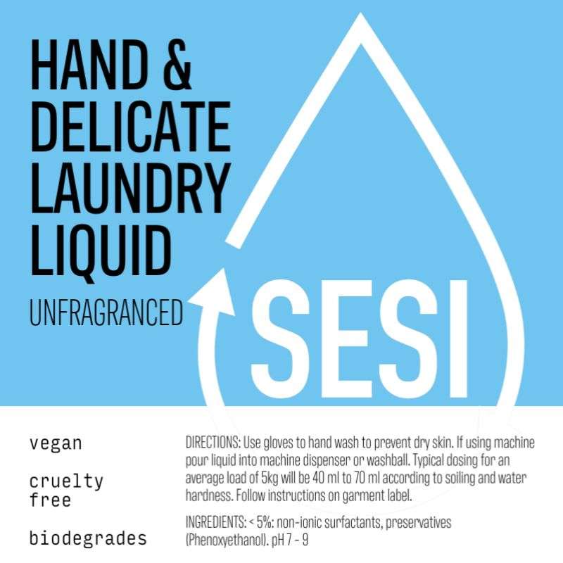 Hands Delicates label