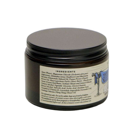 Napiers branded Amber jar with magnesium cream ingredients on label