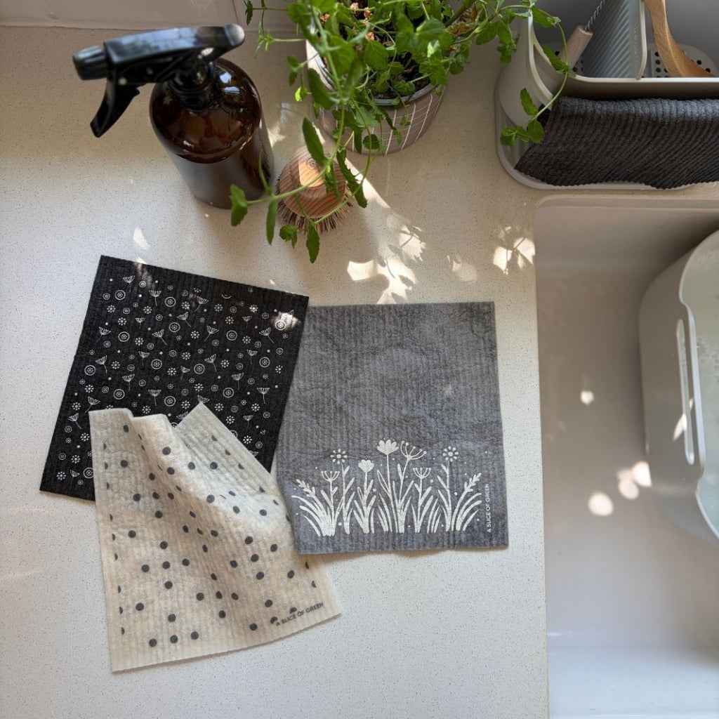 Sponge Cloths | Meadow Print | 3 Pack