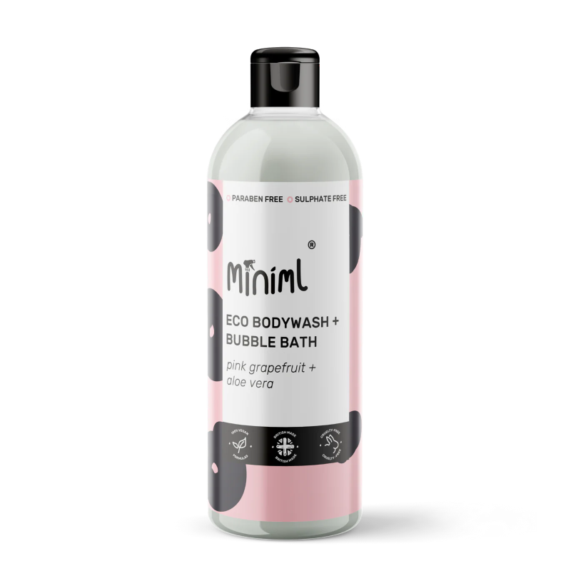 Grapefruit & Aloe Vera Body Wash + Bubble Bath