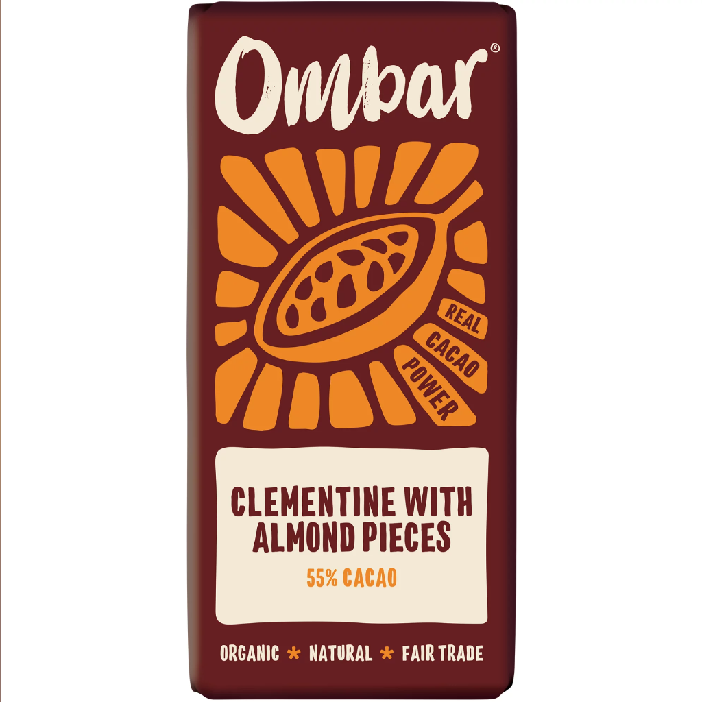 Clementine + Almond Dark Chocolate | Organic | 70g