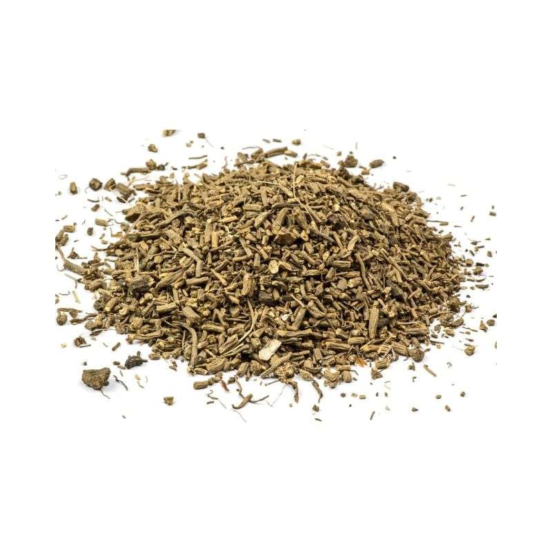 Valerian Root (cut) (per 100g) loose cut herbal roots for natural remedies in a sustainable, cruelty-free refill shop.