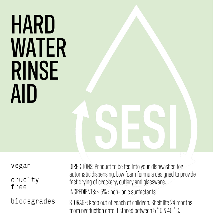 Hard Water Rinse Aid | Bulk
