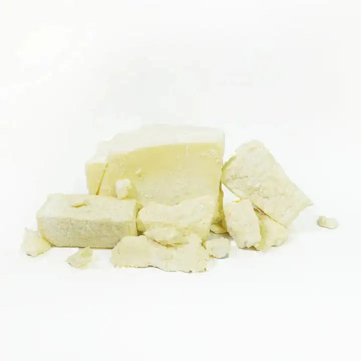 Chunks of natural, creamy Shea Butter Raw Unrefined ORGANIC (per 40g) for ethical and sustainable skincare use