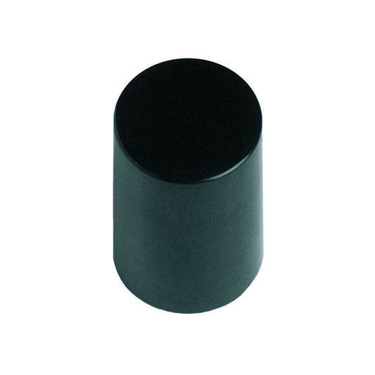 Black cap designed for Amber Rollette Bottle and Cap (10ml) for secure and reusable storage.