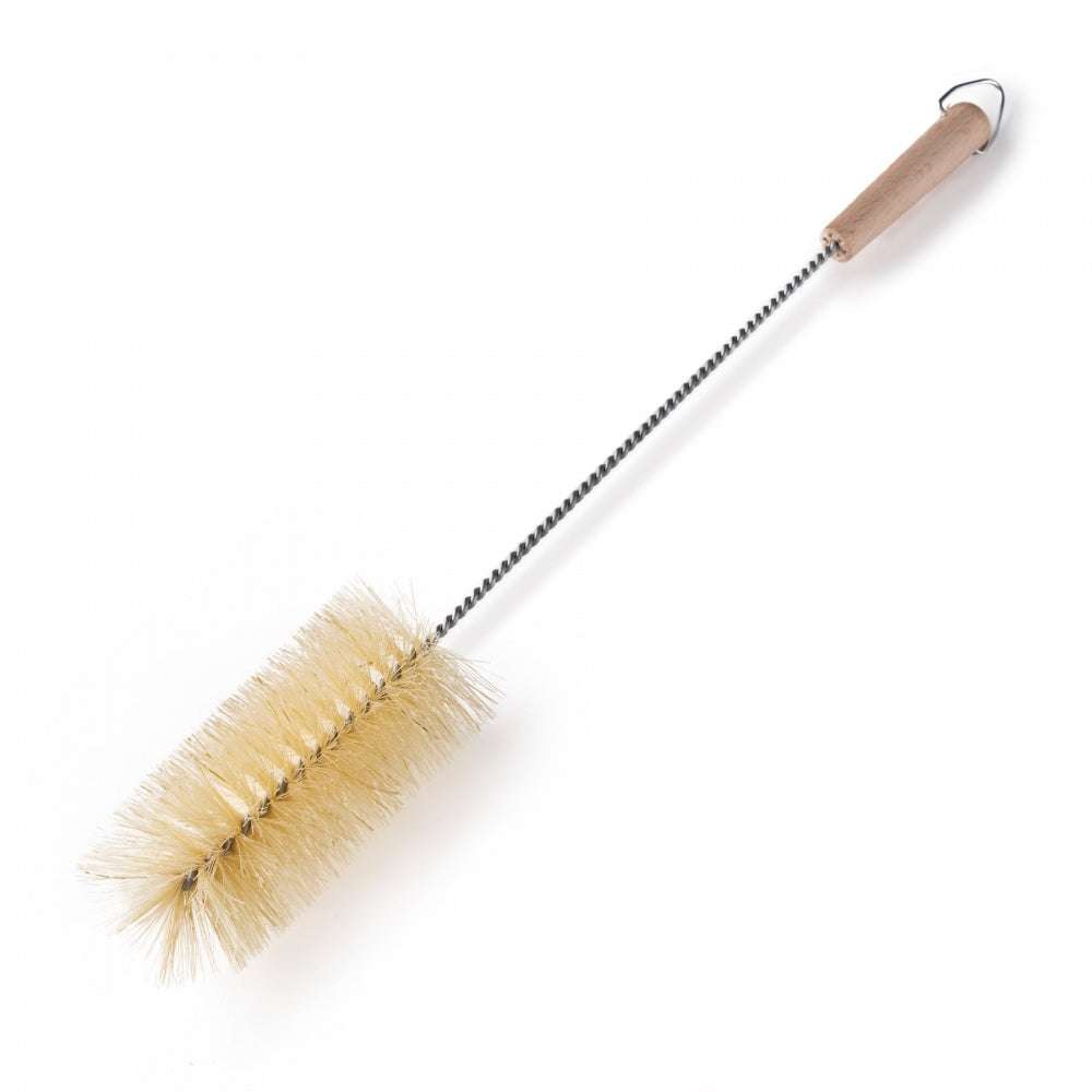 Vegan Bottle Brush (FSC 100%) with natural bristles and wooden handle for effective plastic free household cleaning.