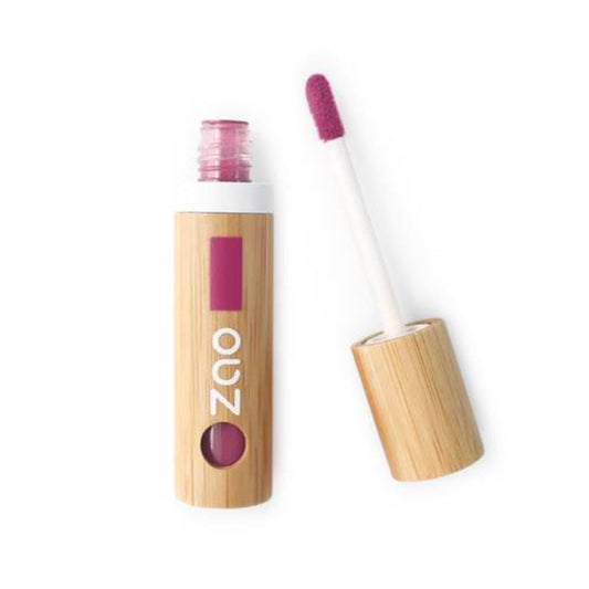 Lip Ink Refillable (3.8g) with natural bamboo packaging and a pink applicator wand for easy use