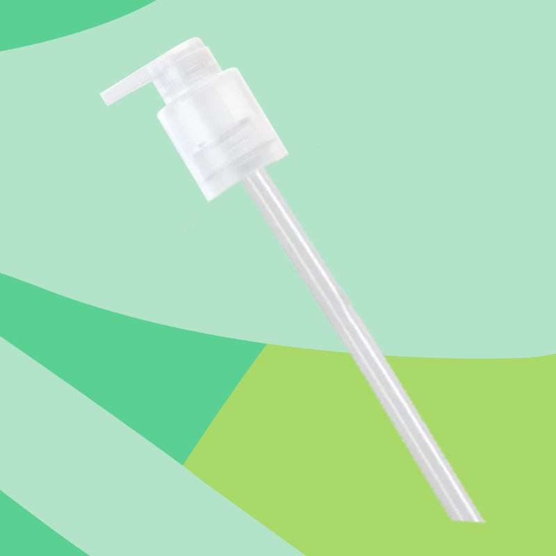 Lotion Pump Head for REFILL bottles in clear plastic designed for easy dispensing in refill shops and plastic free households