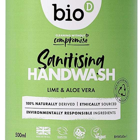 Lime & Aloe Vera Sanitising Hand Wash | Bio-D
