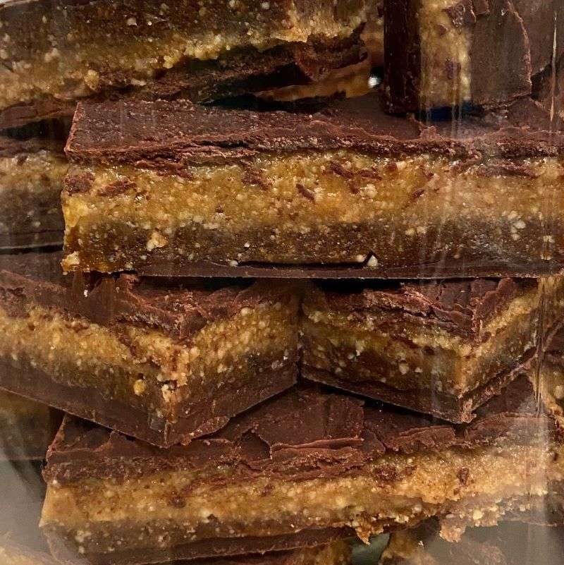 Vegan Chocolate Slabs Organic (per Slice)