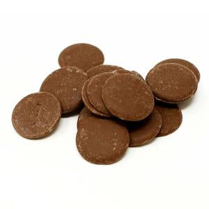 Milk Chocolate Buttons 38% Cocoa ORGANIC (per 100g) - Baking Chocolate