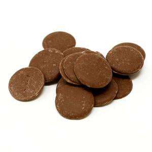 Milk Chocolate Buttons 38% Cocoa ORGANIC (per 100g) - Baking Chocolate