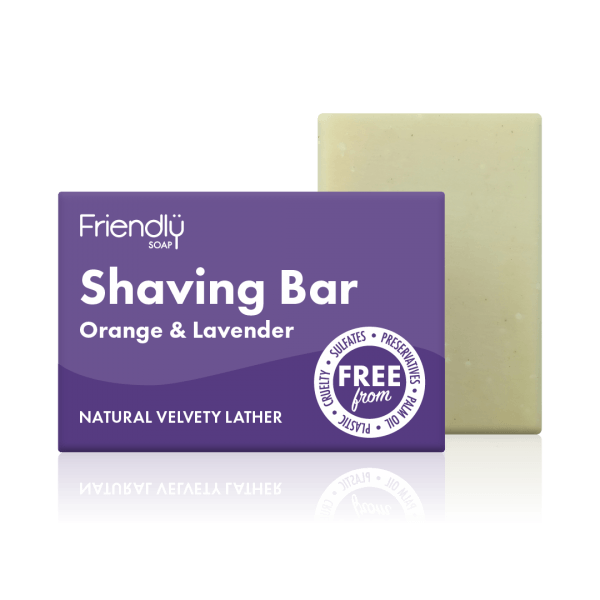 Natural Friendly Soap Bar Shaving - Orange & Lavender (95g)