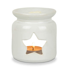 Load image into Gallery viewer, White Ceramic Star Wax Melter
