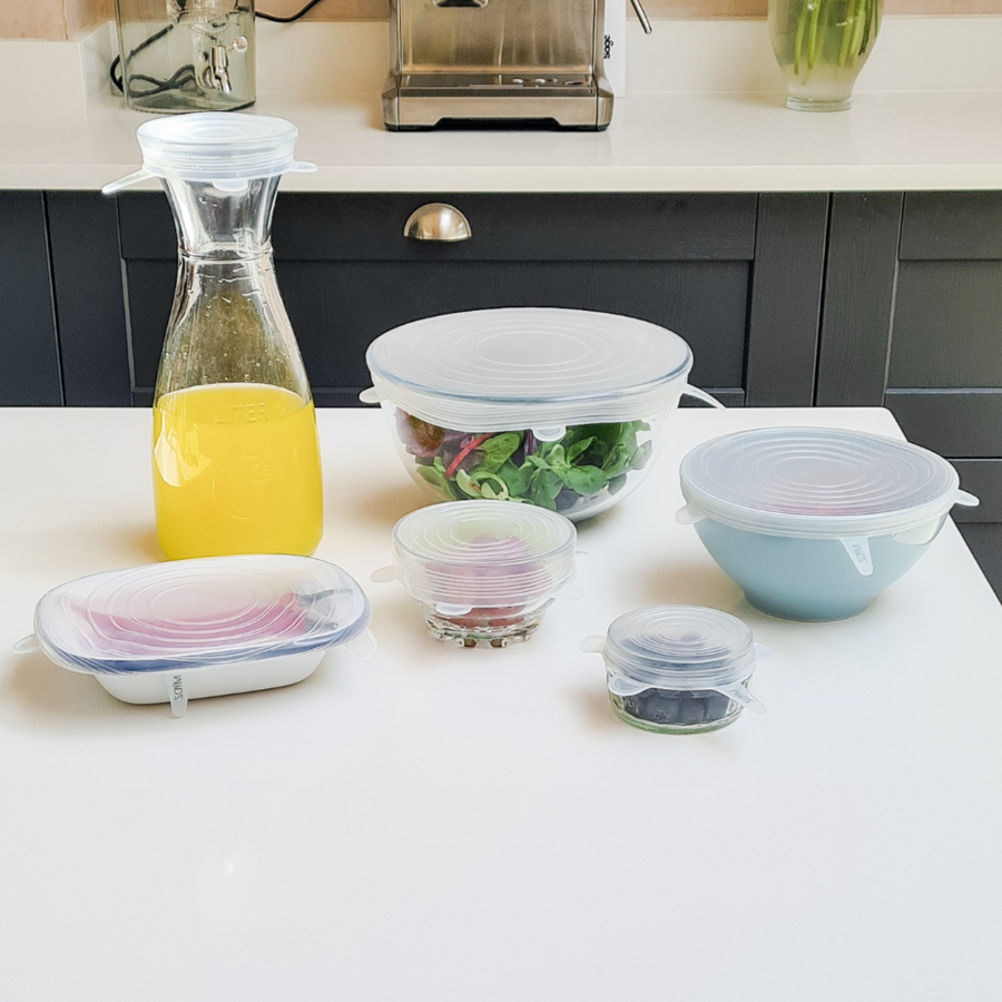 Silicone Stretch Lids - Set of 6