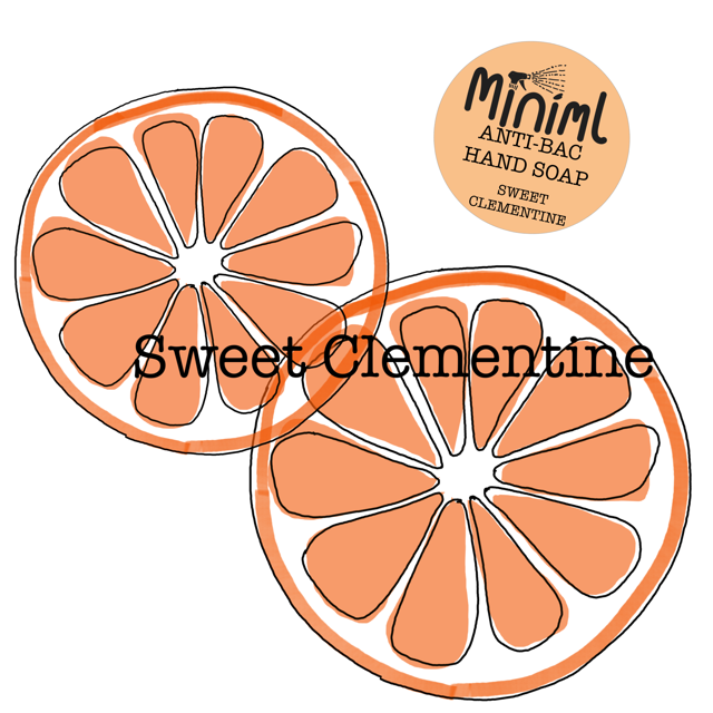 Sweet Clementine Anti-bacterial liquid hand soap