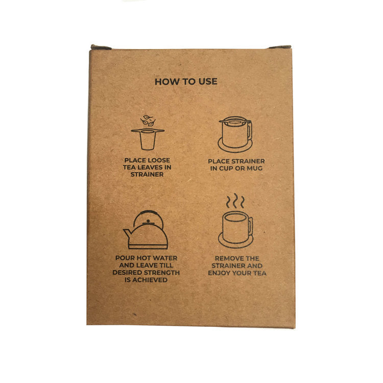 Re-usable tea strainer