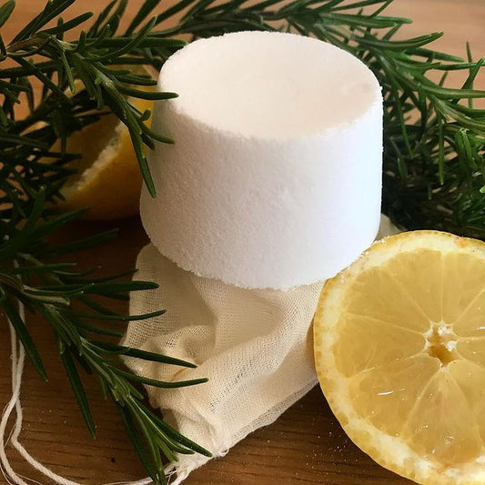Toilet Bombs 100% Natural (20pcs) with fresh lemon and green rosemary for eco-friendly cleaning and natural freshness