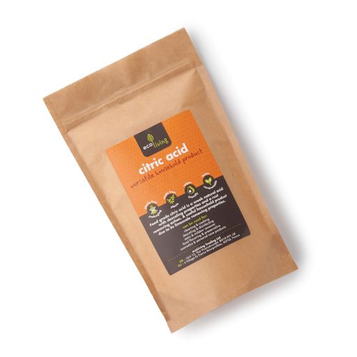 Natural packaging of Citric Acid (750g) for eco-friendly household cleaning and natural skincare use