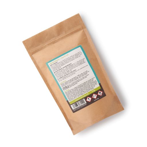 Natural Bleach (Green Bleach) (750g) in eco-friendly kraft paper packaging with detailed ingredient and safety information.