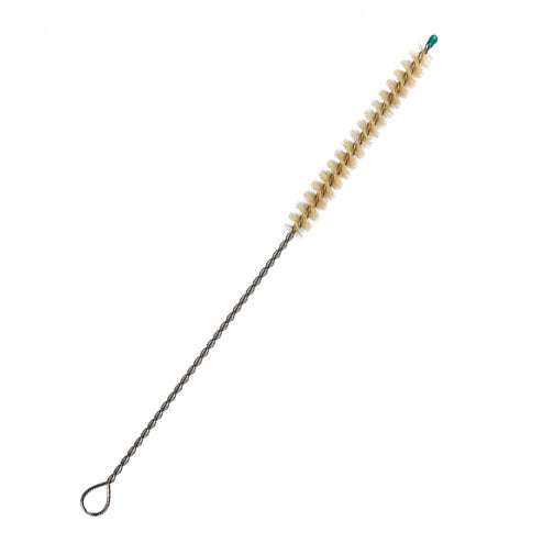 Cleaning brush for Stainless Steel Drinking Straws (singles) with a twisted wire handle and firm bristles for easy reuse cleaning.