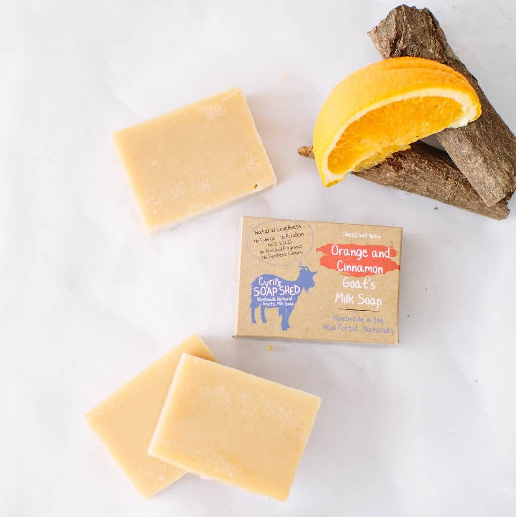 Goats milk soaps - naturally fragranced with essential oils (90g)