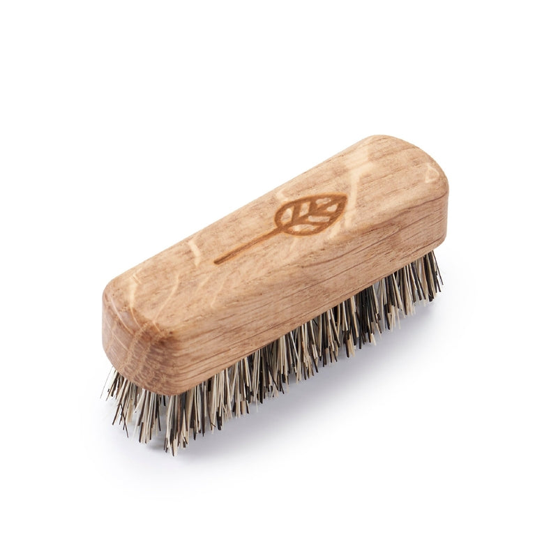 Beard Brush (FSC 100%) with wooden handle and natural bristles, designed for grooming and maintaining beards.