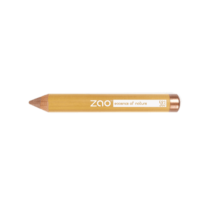 Jumbo Pencil ORGANIC natural wood pencil with a sharpened tip, eco-friendly and plastic free writing tool.