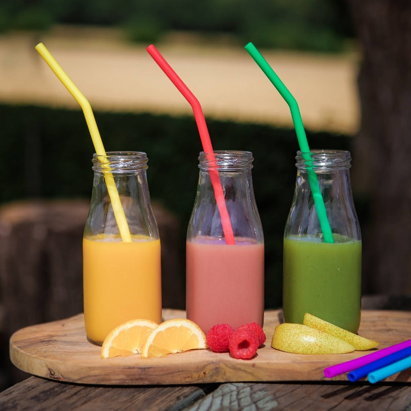 Silicone Drinking Straws  (6pcs)