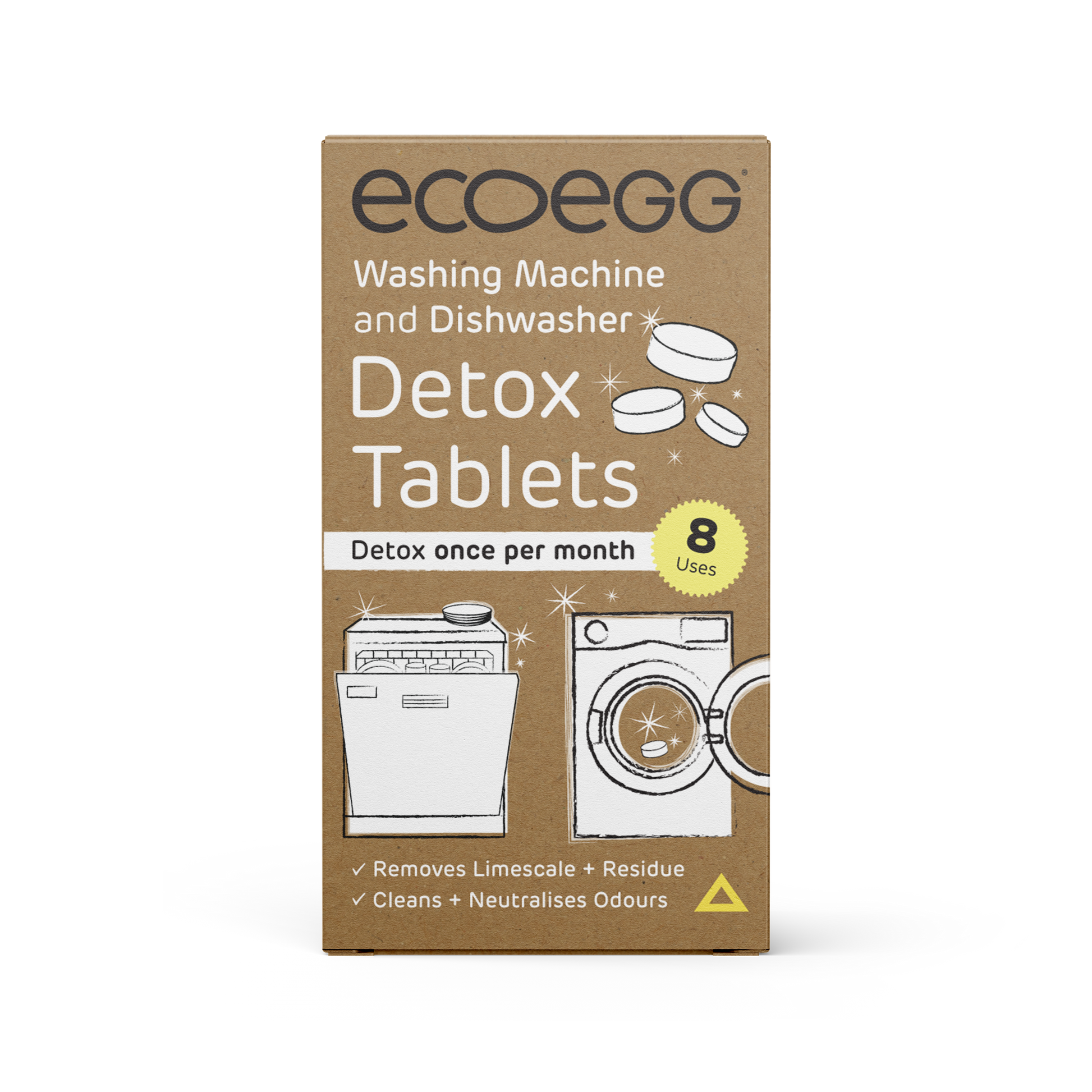 Detox tablets for washing machine and dishwasher