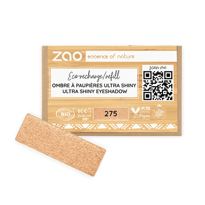 ORGANIC Natural Eye Shadow REFILL eco-friendly ultra shiny eyeshadow in plastic-free packaging with natural ingredients