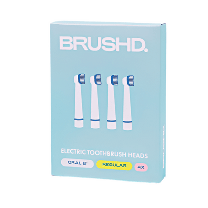 Oral B electric replacement toothbrush heads (4pc)