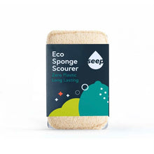 Load image into Gallery viewer, Compostable Sponge with Loofah Scourer (1pc)
