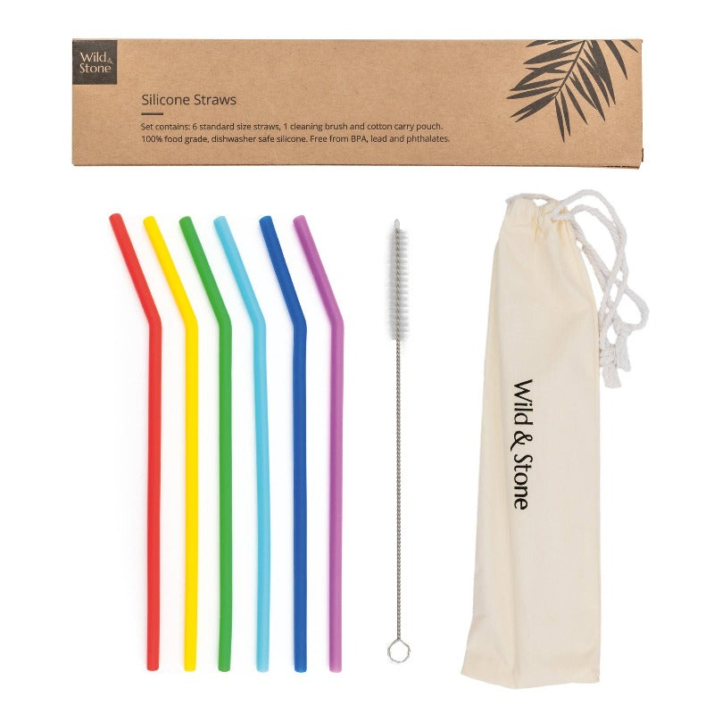 Silicone Straw Set