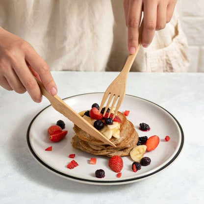 Reusable Bamboo Cutlery Set Handmade