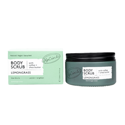 Lemongrass Coffee Exfoliating Body Scrub with Shea (220ml)