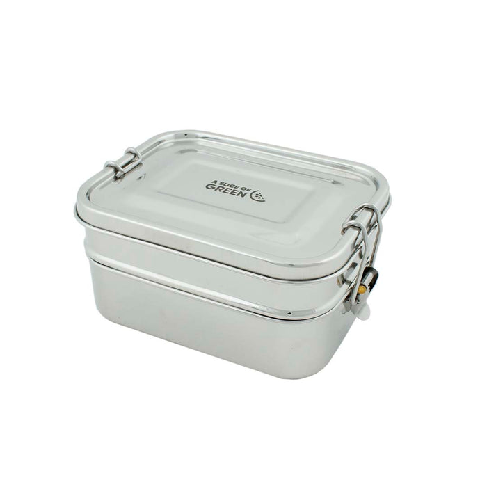 Two Tier Leak Resistant Lunch Box BURUNI (1300ml)