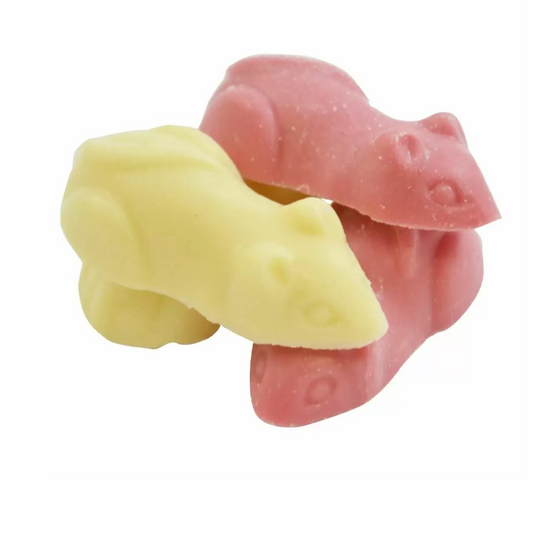 Pink & White Mice (per 100g)