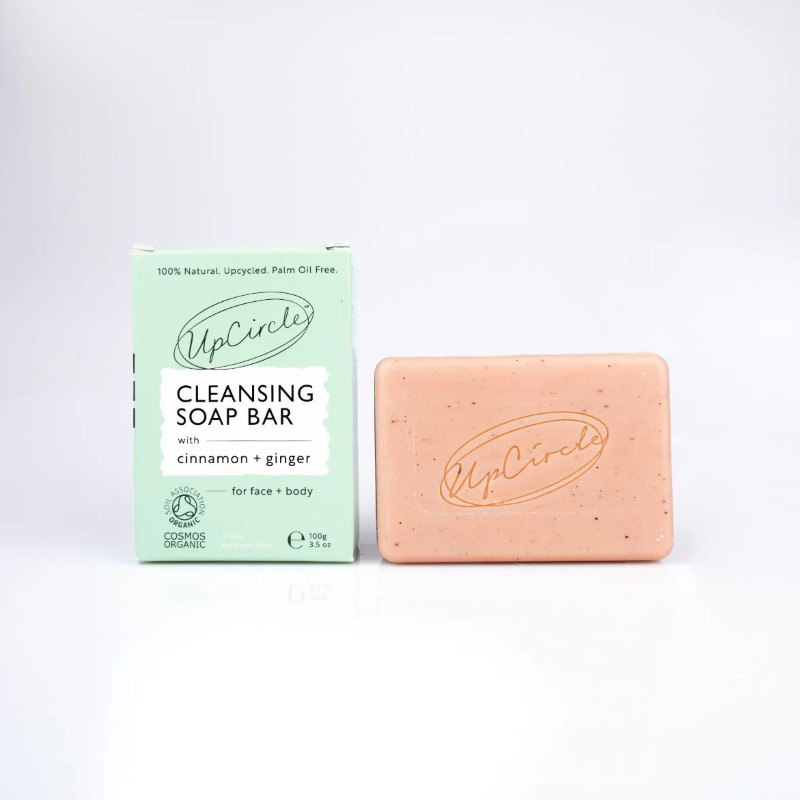 Cleansing Soap Bar with Cinnamon + Ginger (100g)