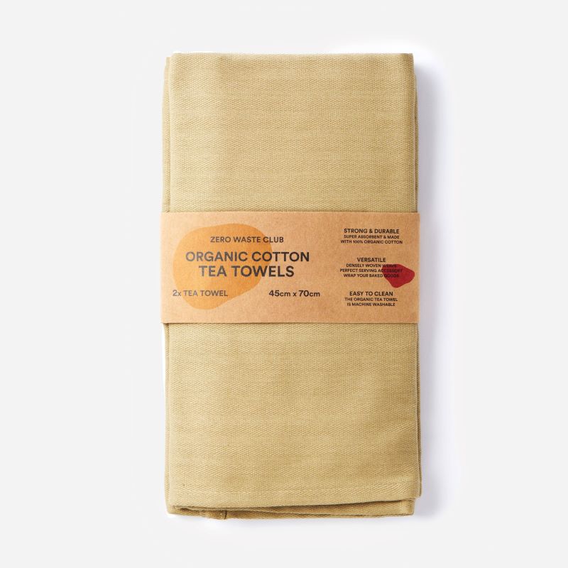 ORGANIC Cotton Tea Towels (Pack of 2)