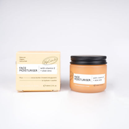 Face Moisturiser Argan Powder - Vitamin E & Aloe Vera (60ml)