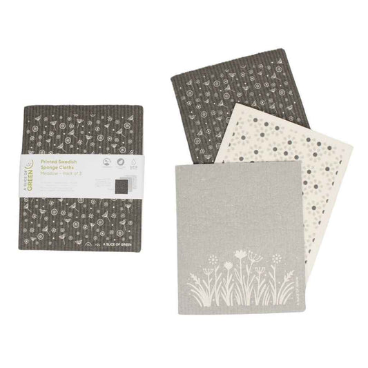 Sponge Cloths | Meadow Print | 3 Pack