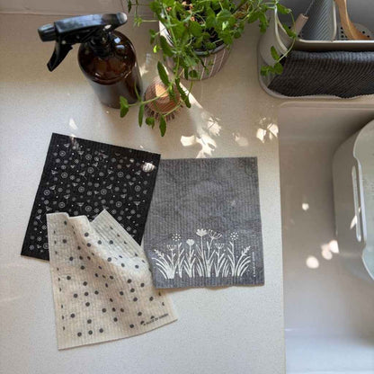 Sponge Cloths | Meadow Print | 3 Pack