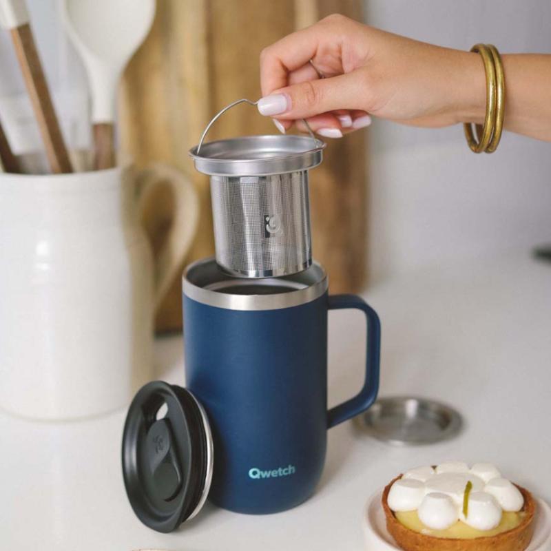 Insulated Steel Mug with Handle (470ml)