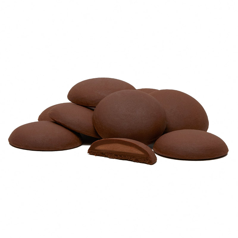 Dark & Salted Almond Giant Chocolate ORGANIC Buttons (per 100g)
