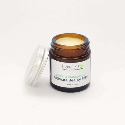 Jar of Flawless Ultimate Beauty Balm on a white background